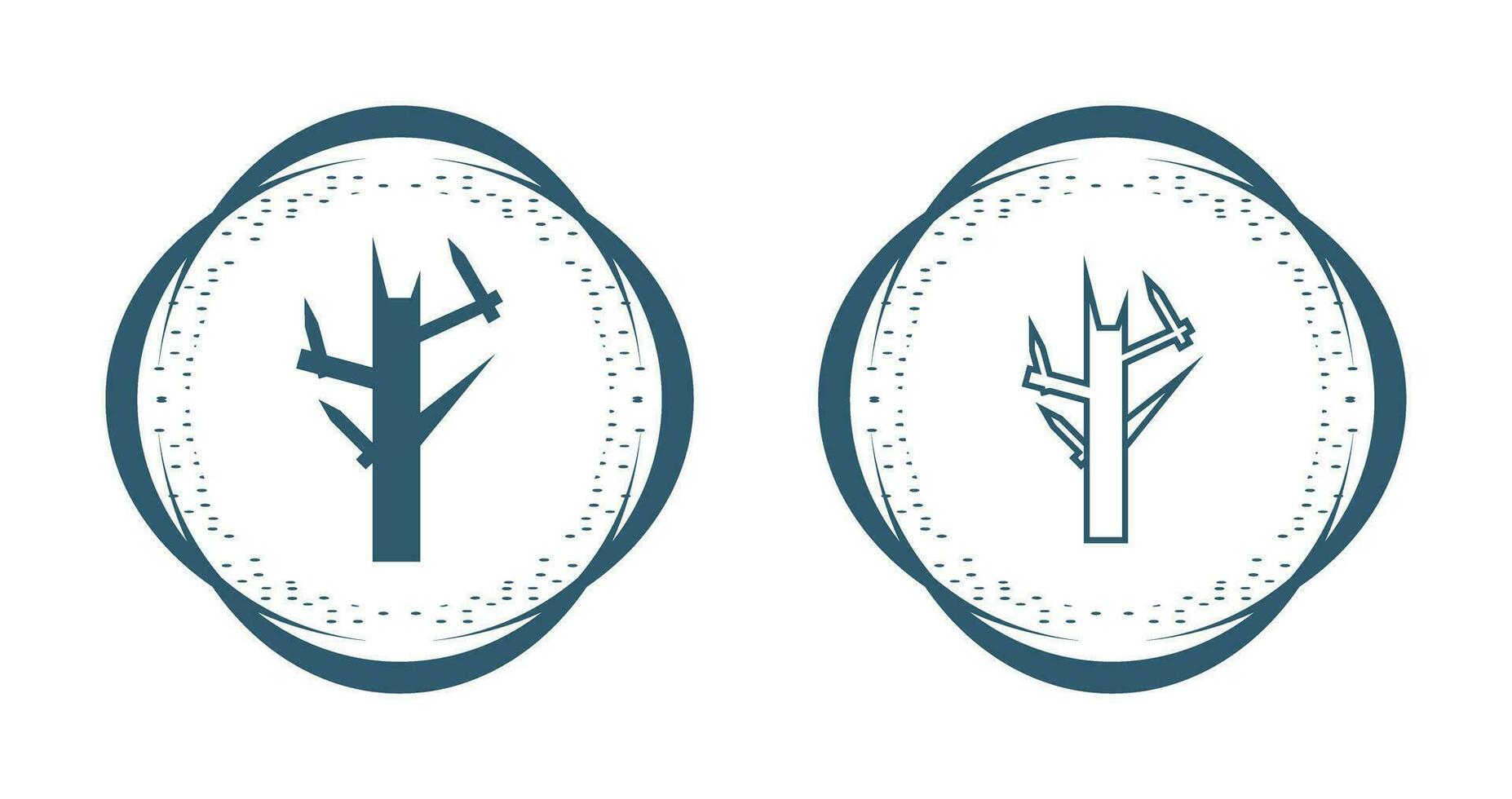 Tree with no leaves Vector Icon