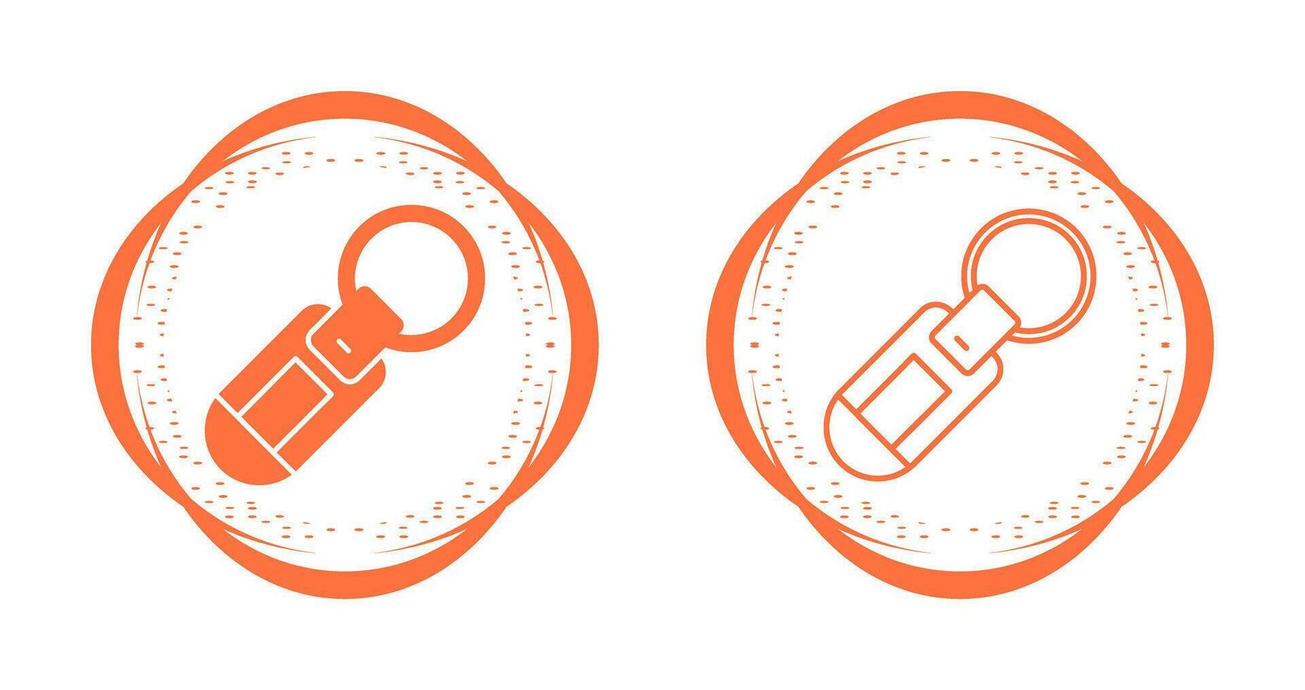 Keychain Vector Icon