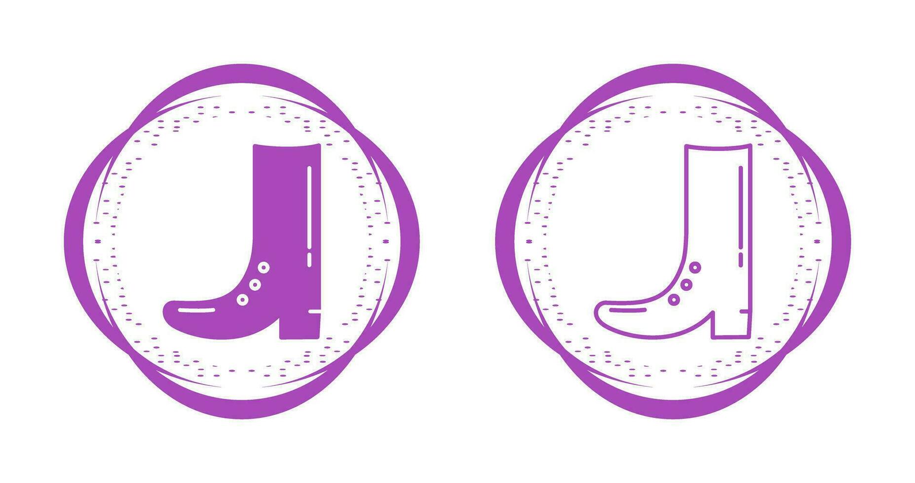 Cowboy Boot Vector Icon