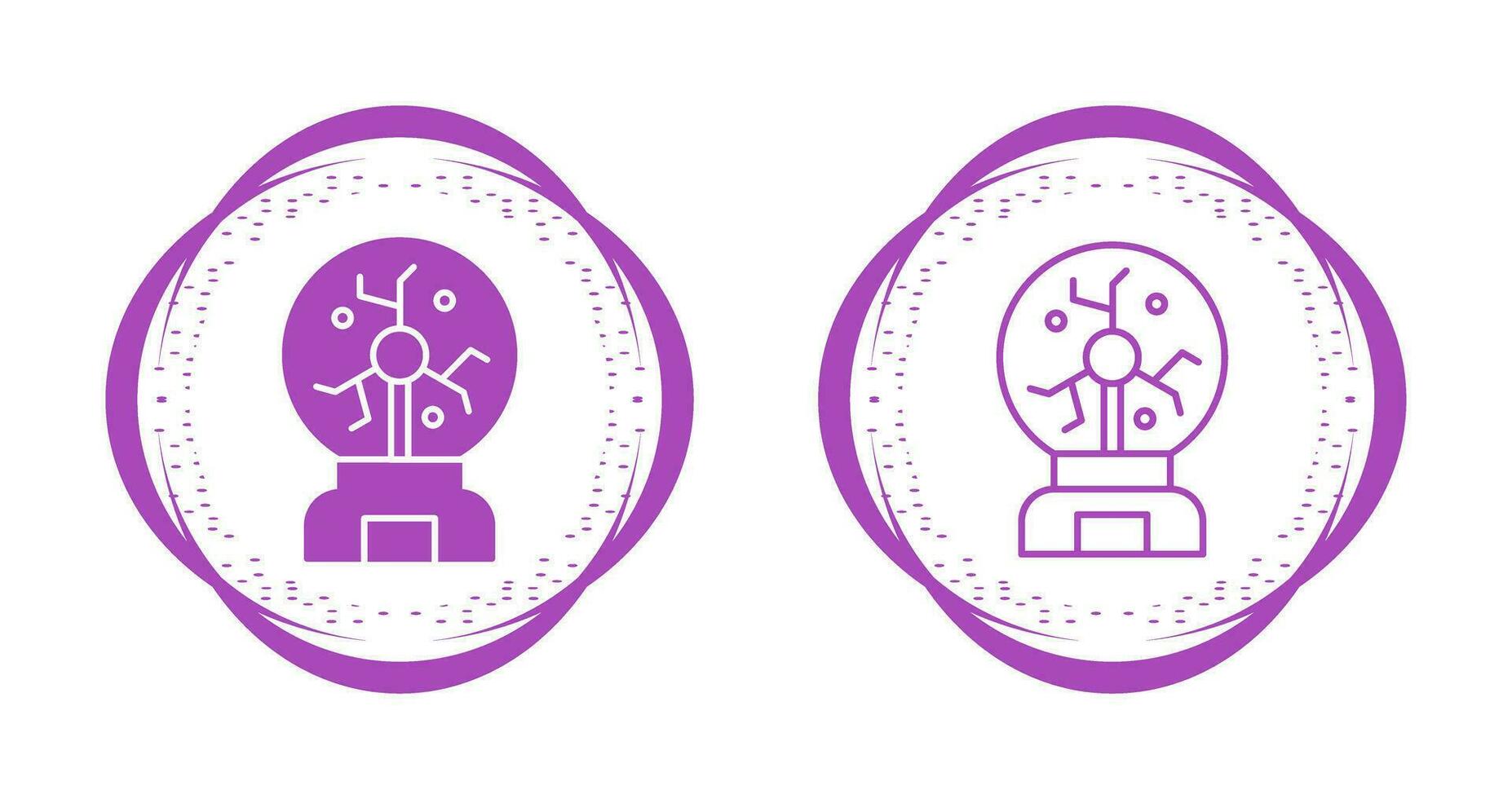 Plasma Ball Vector Icon