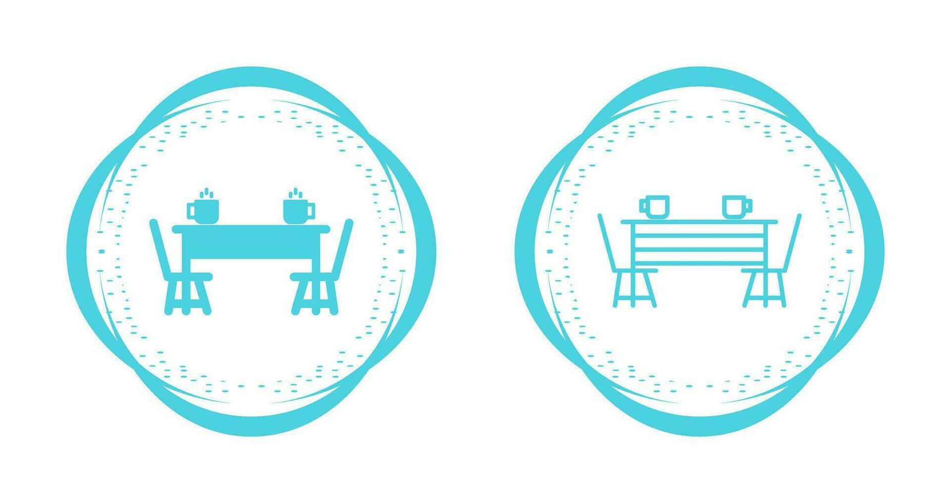 Dining Table Vector Icon
