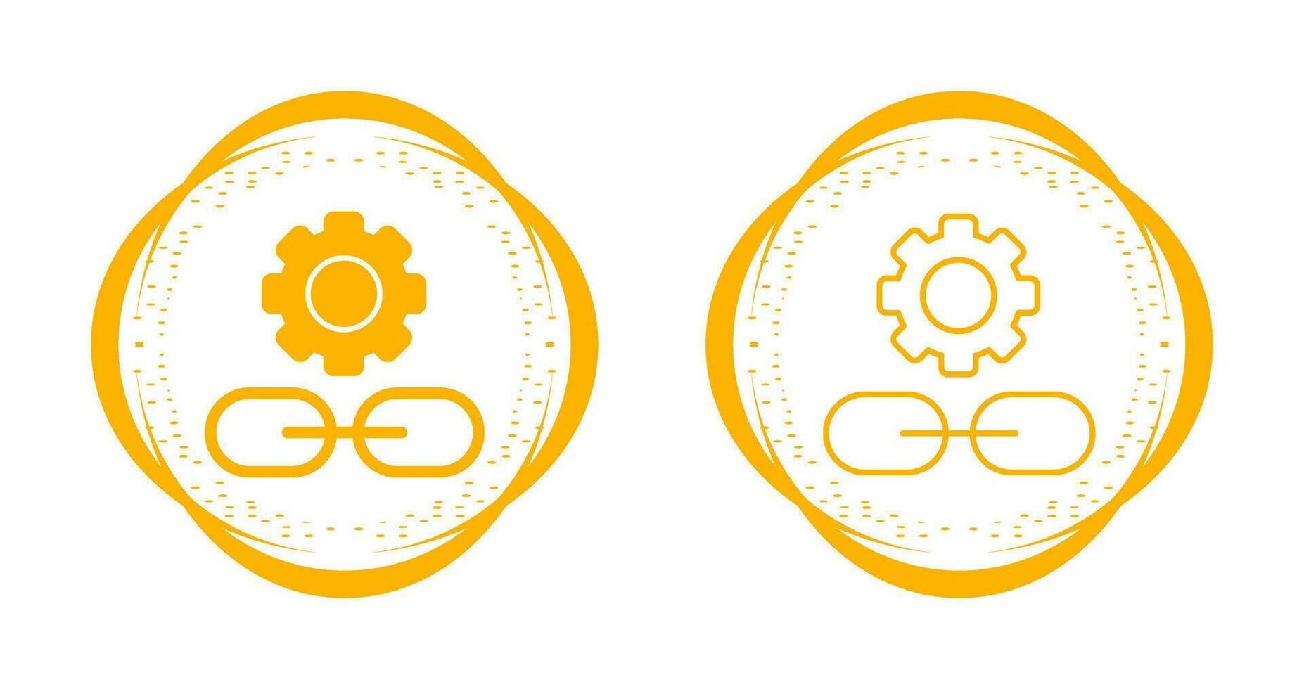 Link Setting Vector Icon