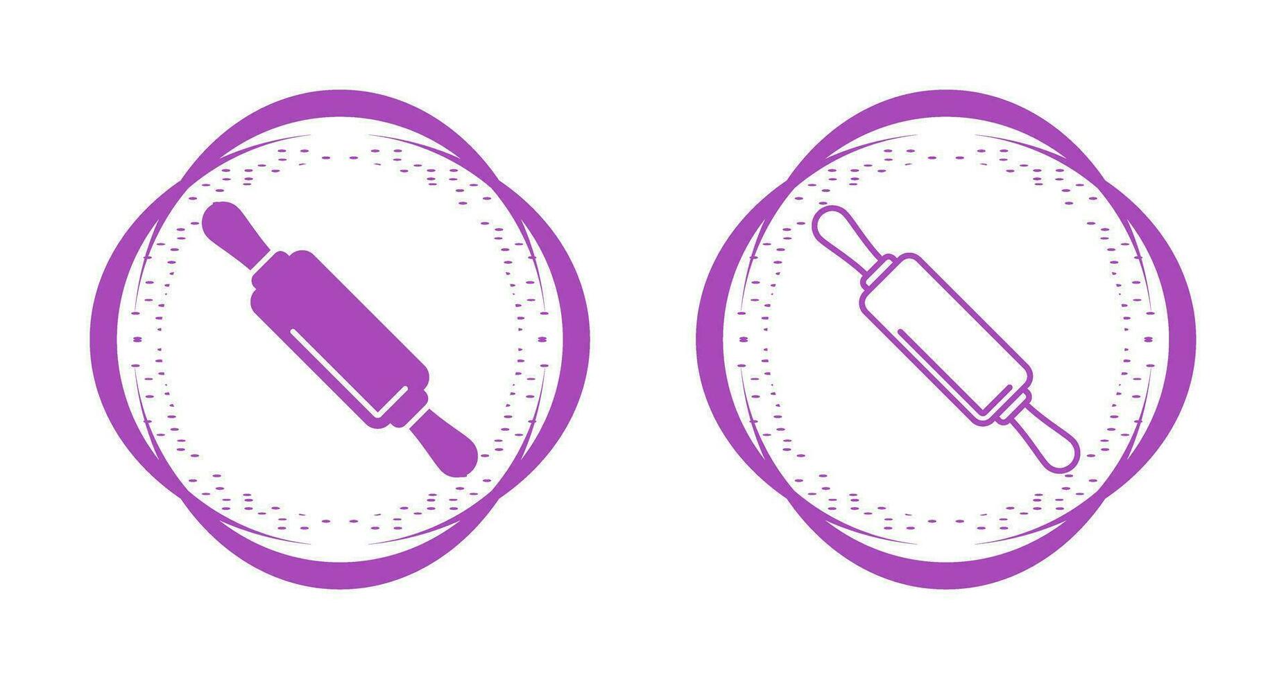 Rolling Pin Vector Icon