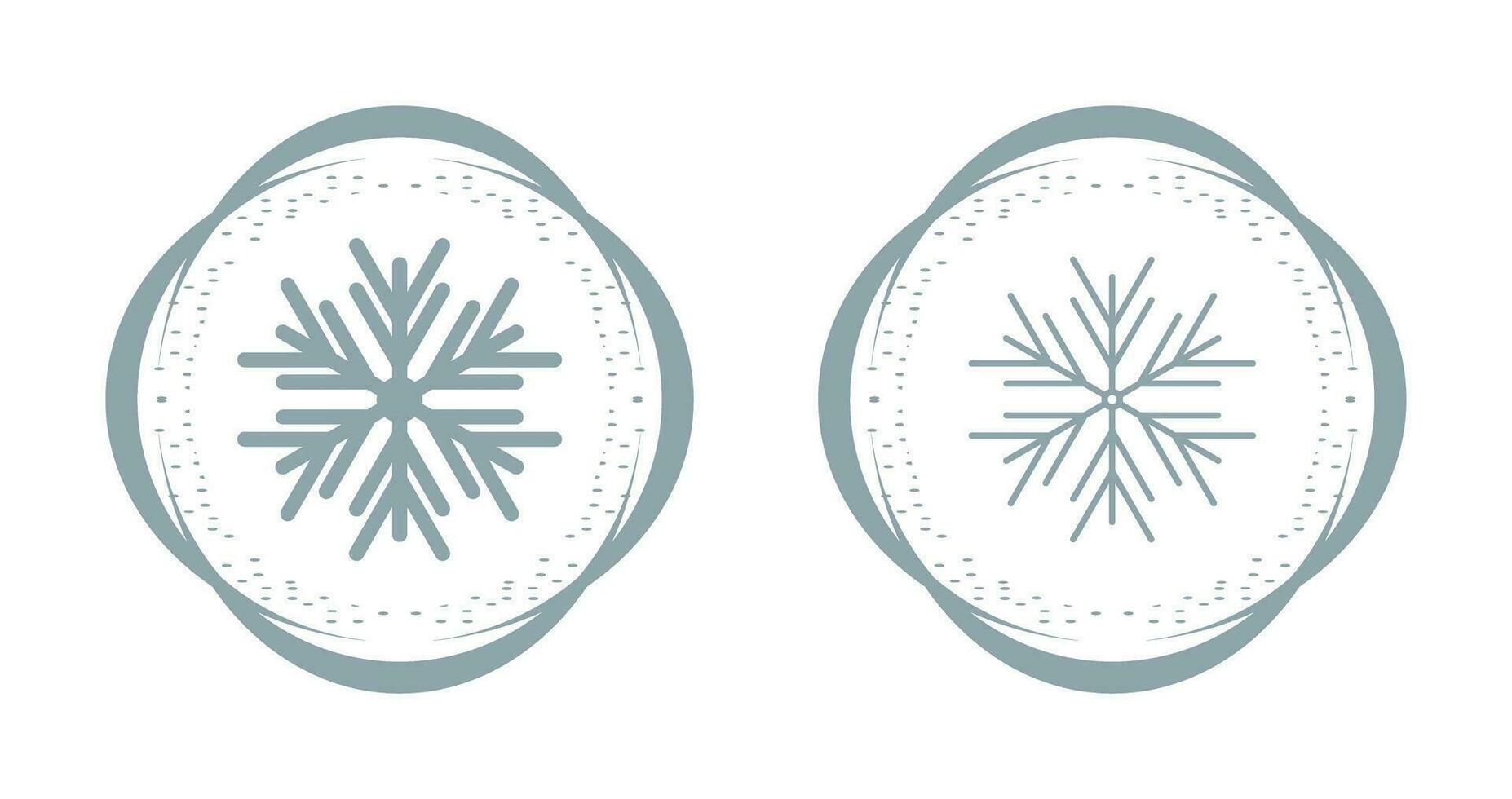 icono de vector de copo de nieve