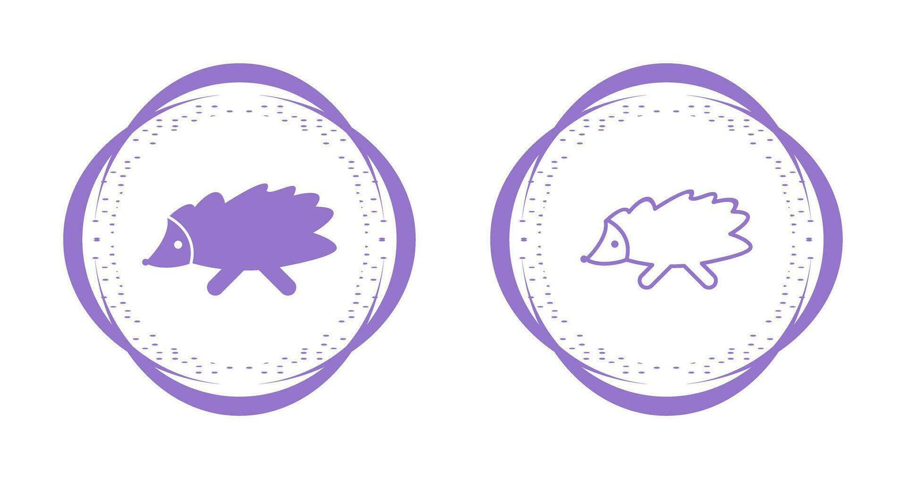 Hedgehog Vector Icon
