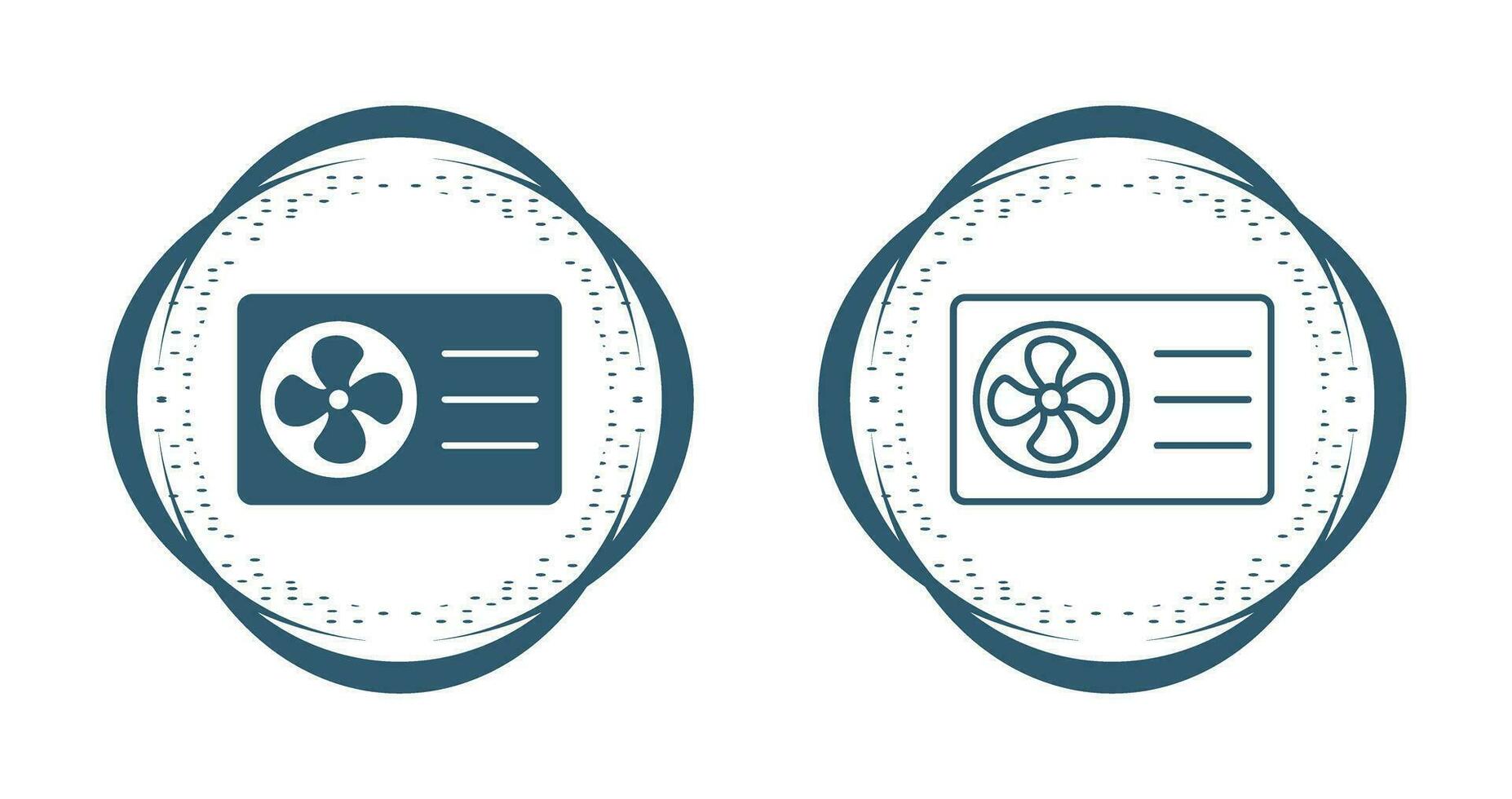 AC Outside Unit Vector Icon