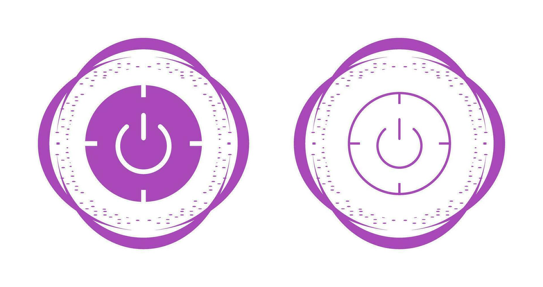 Scheduled power on and off Vector Icon