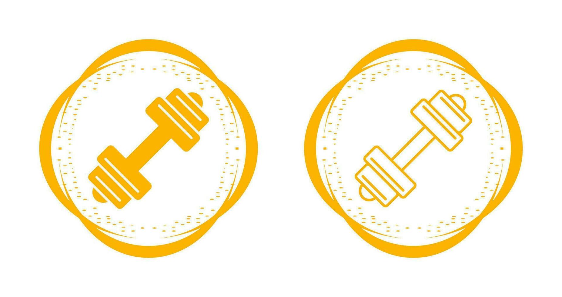 Dumbbell Vector Icon