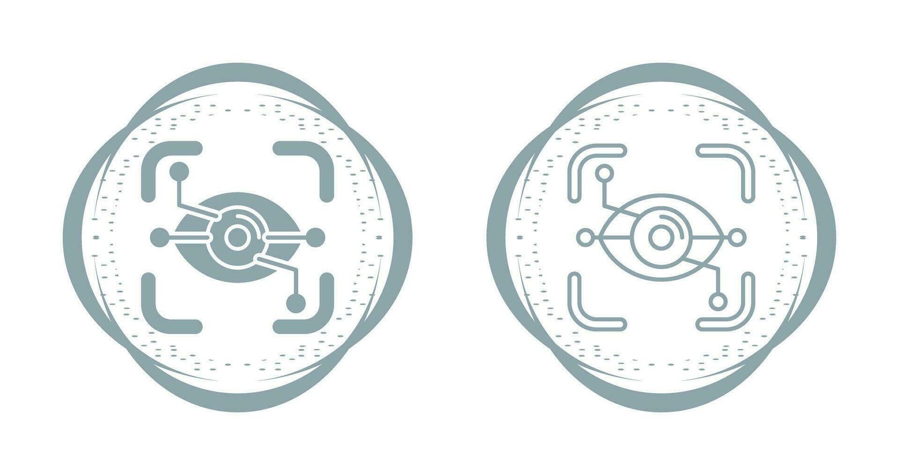 Eye Recognition Vector Icon