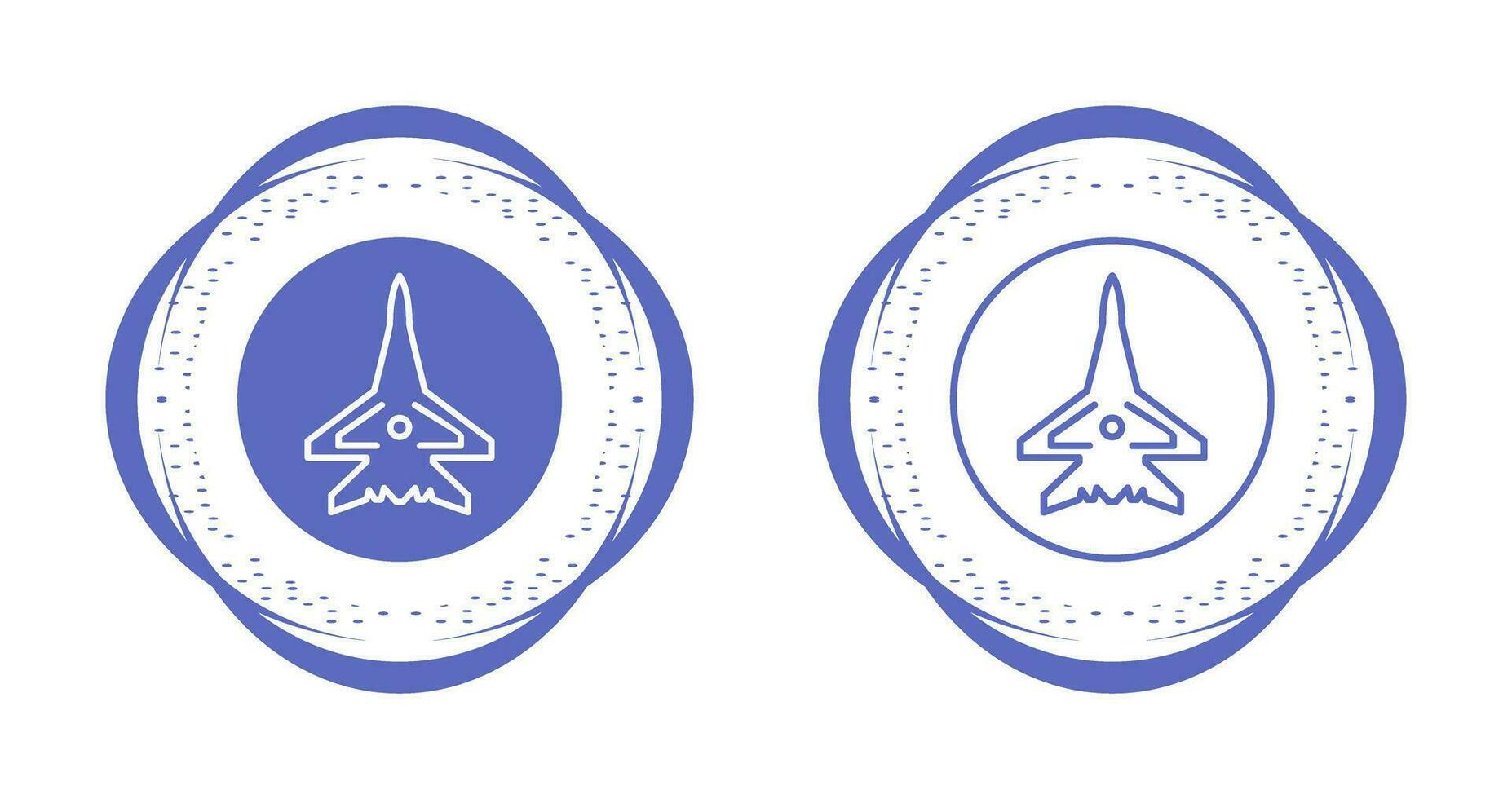 Fighter Plane Vector Icon