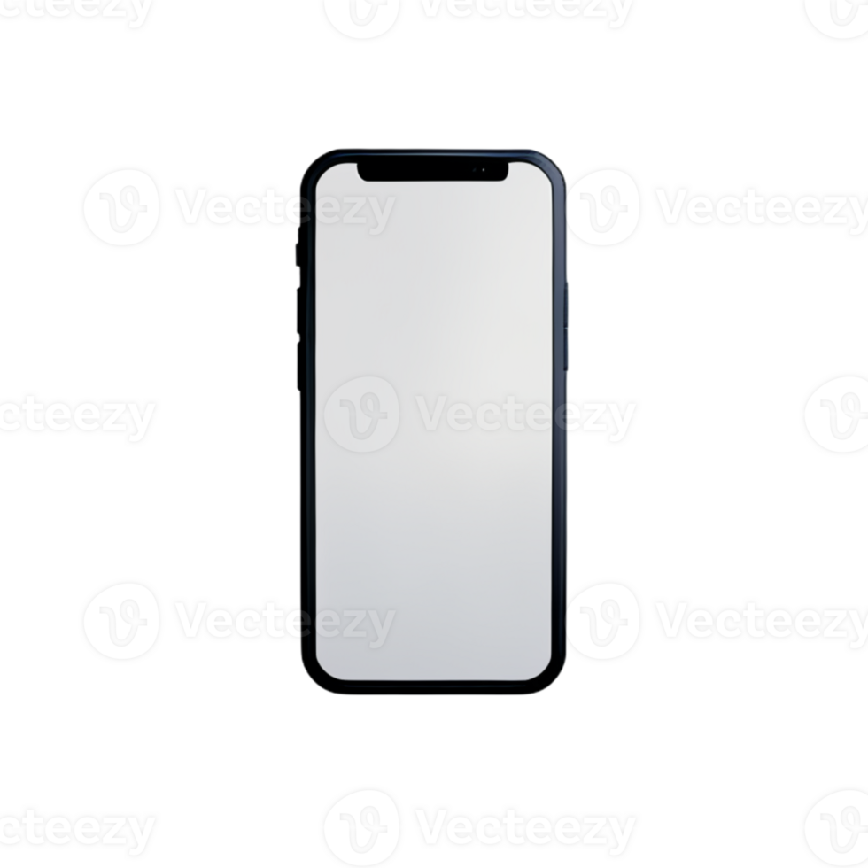 Mockup Phone Screen AI Generative png