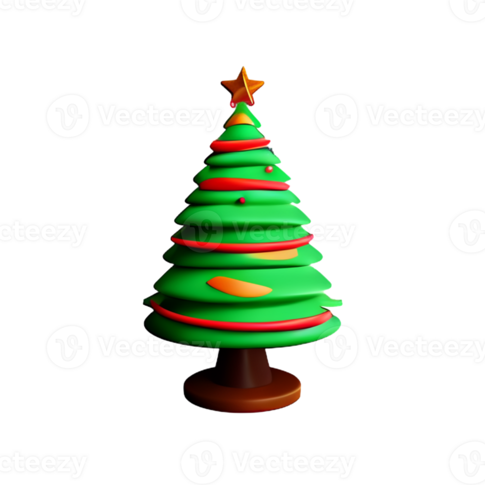 Christmas Tree  Newyear AI Generative png