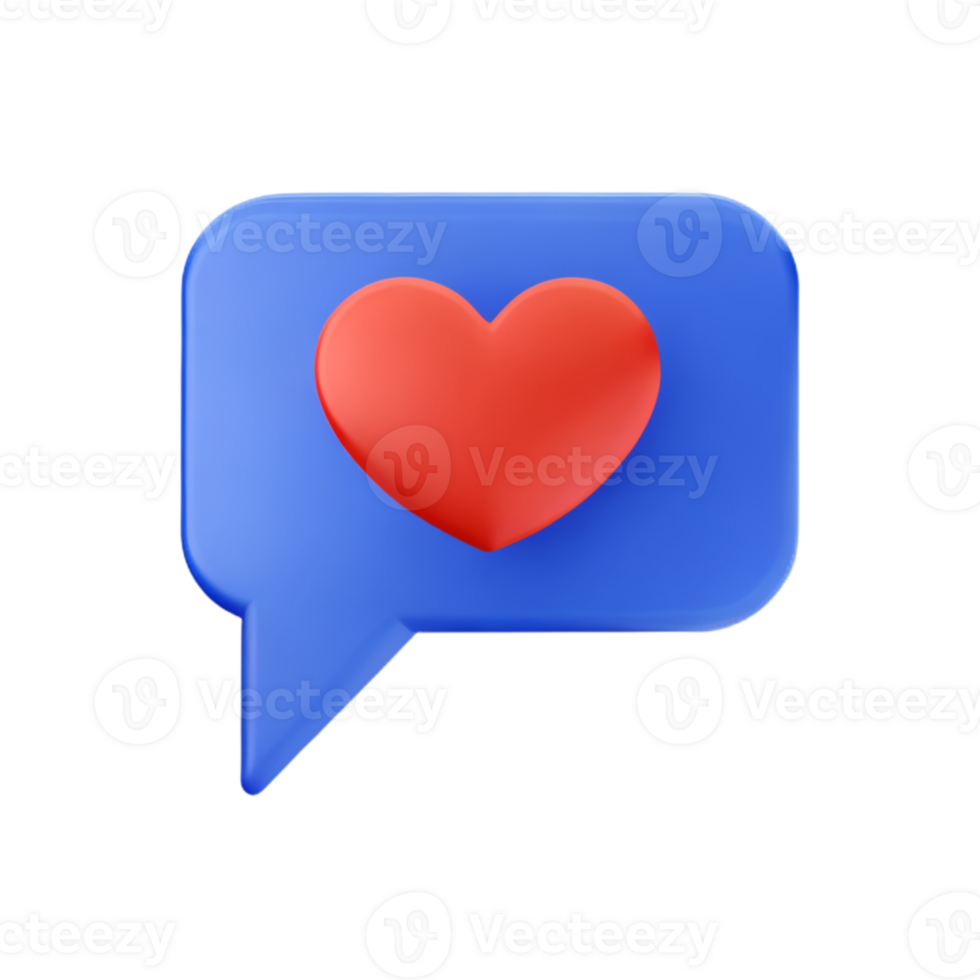 Heart Textbox  Speech AI Generative png