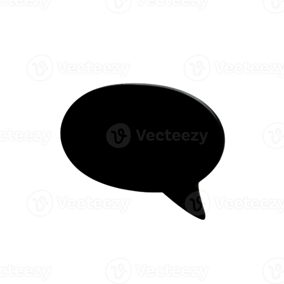 Speech Bubble Message  AI Generative png