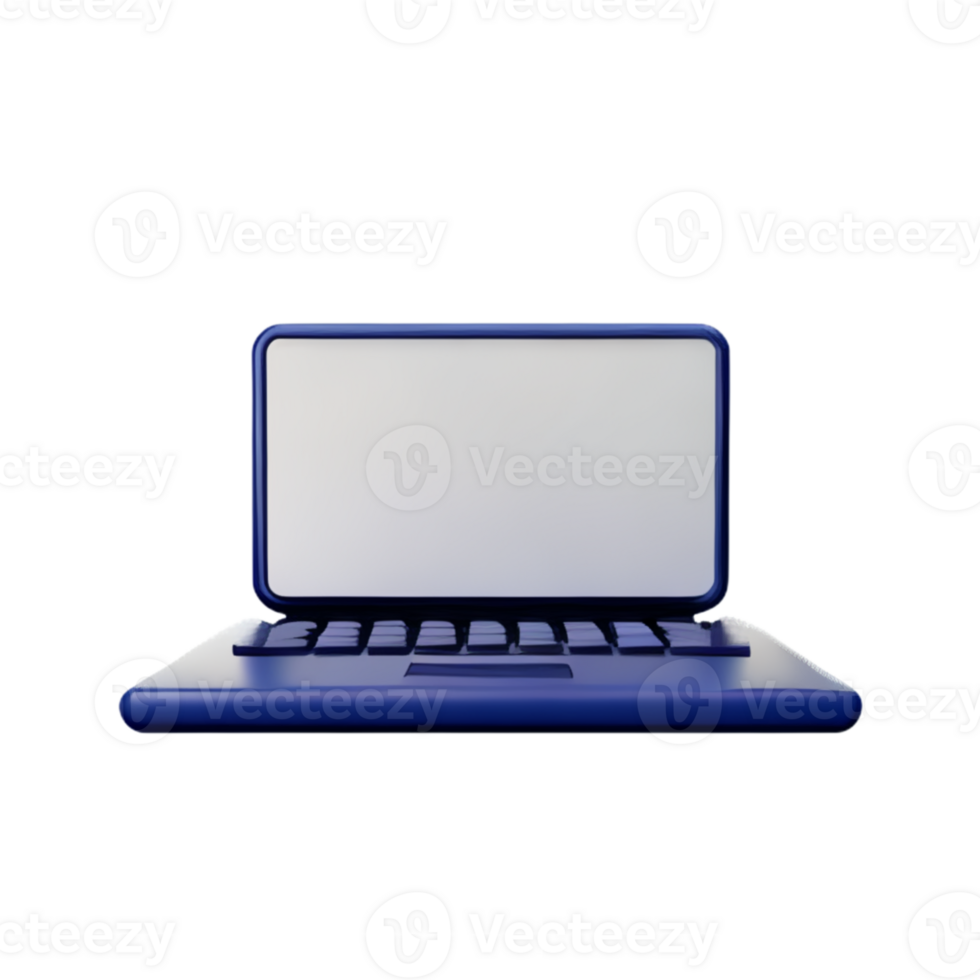 Laptop Computer Notebook AI Generative png
