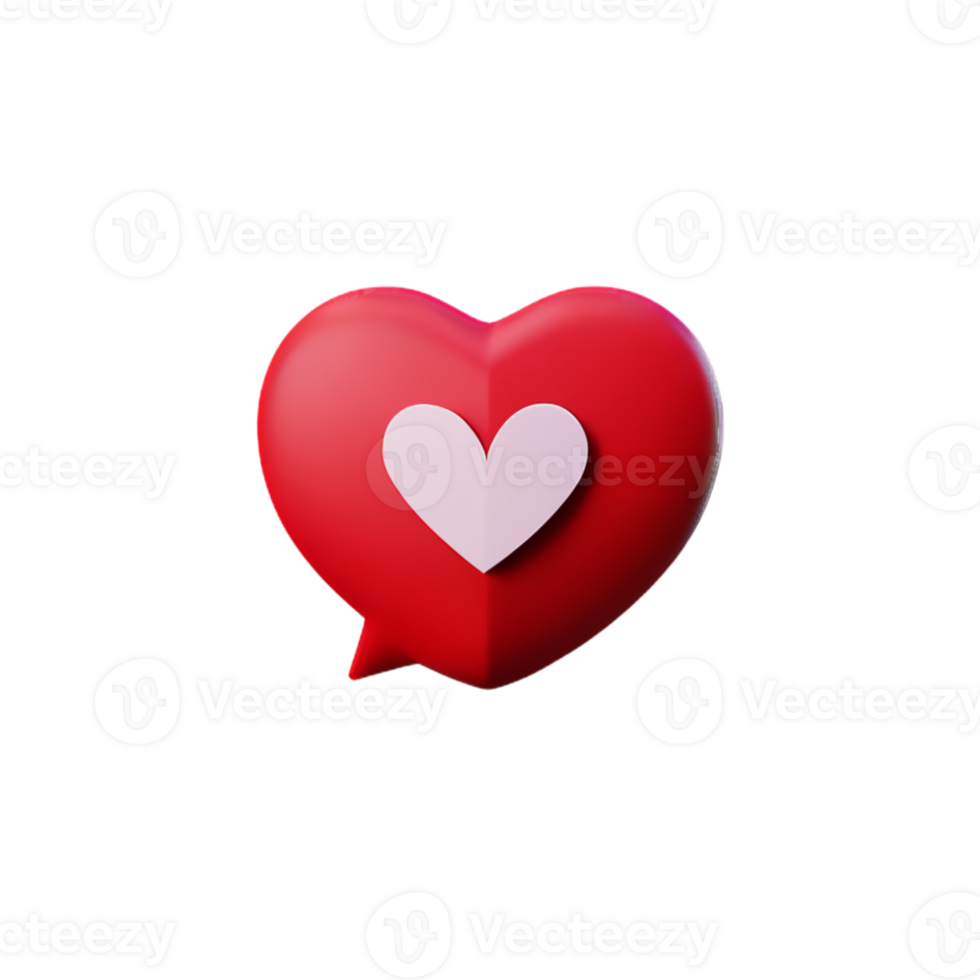 Heart Textbox  Speech AI Generative png