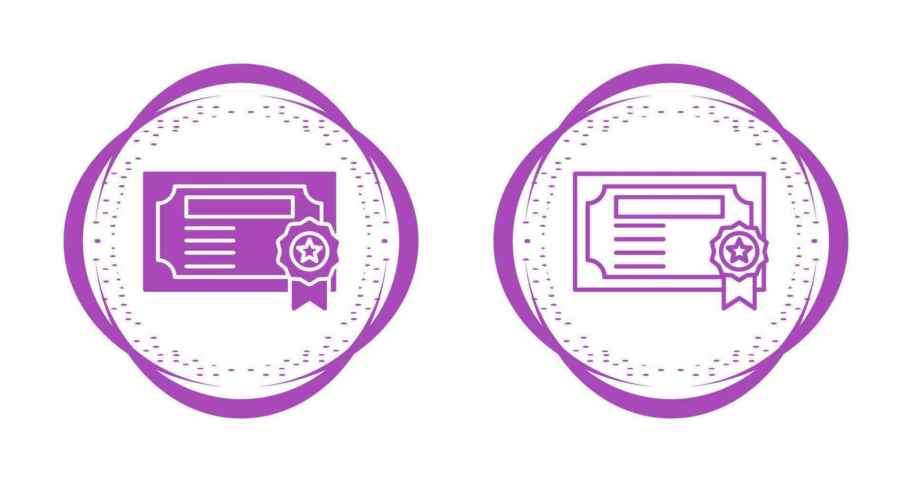 Certificate Vector Icon