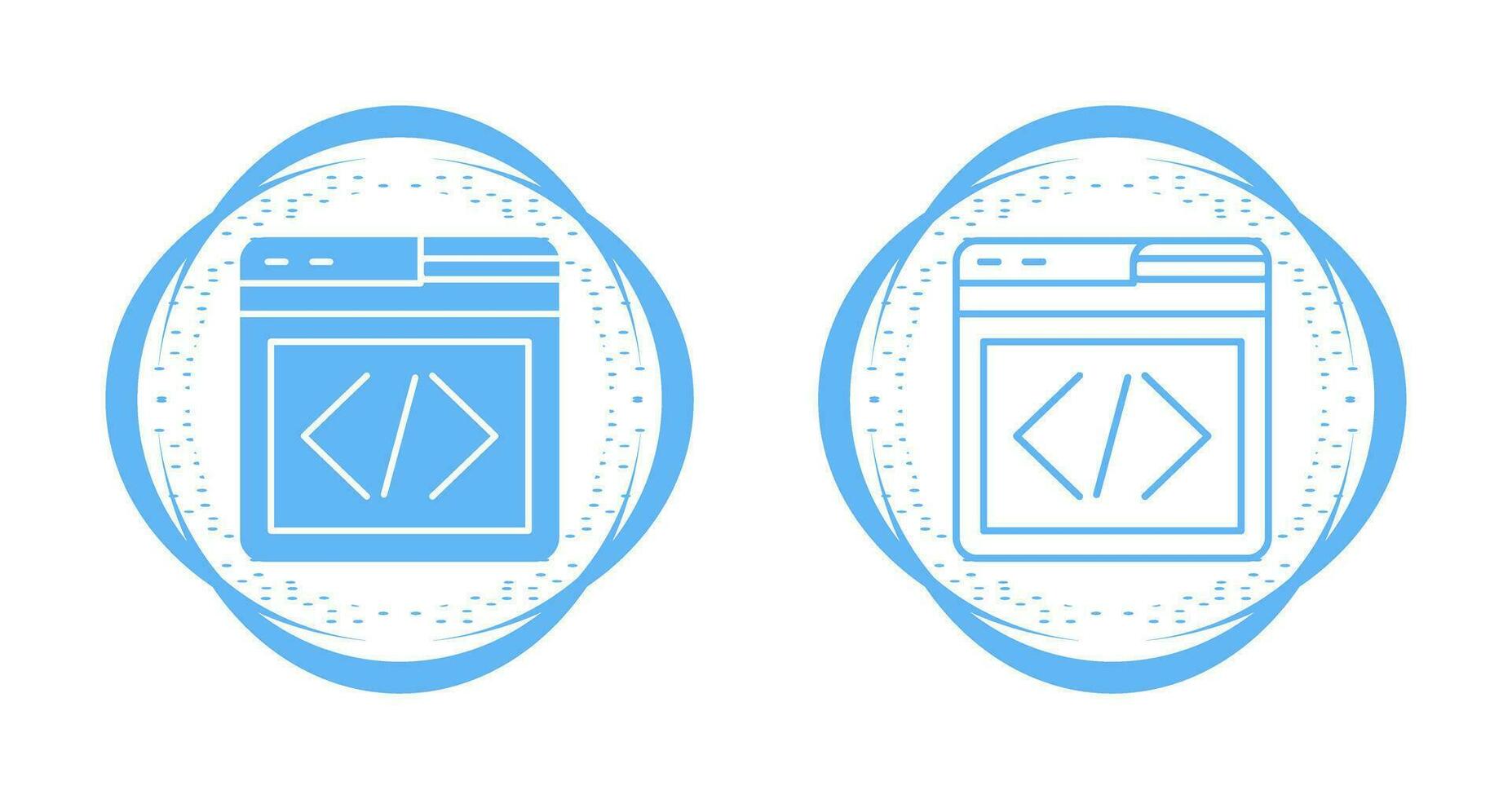 Web Programing Vector Icon