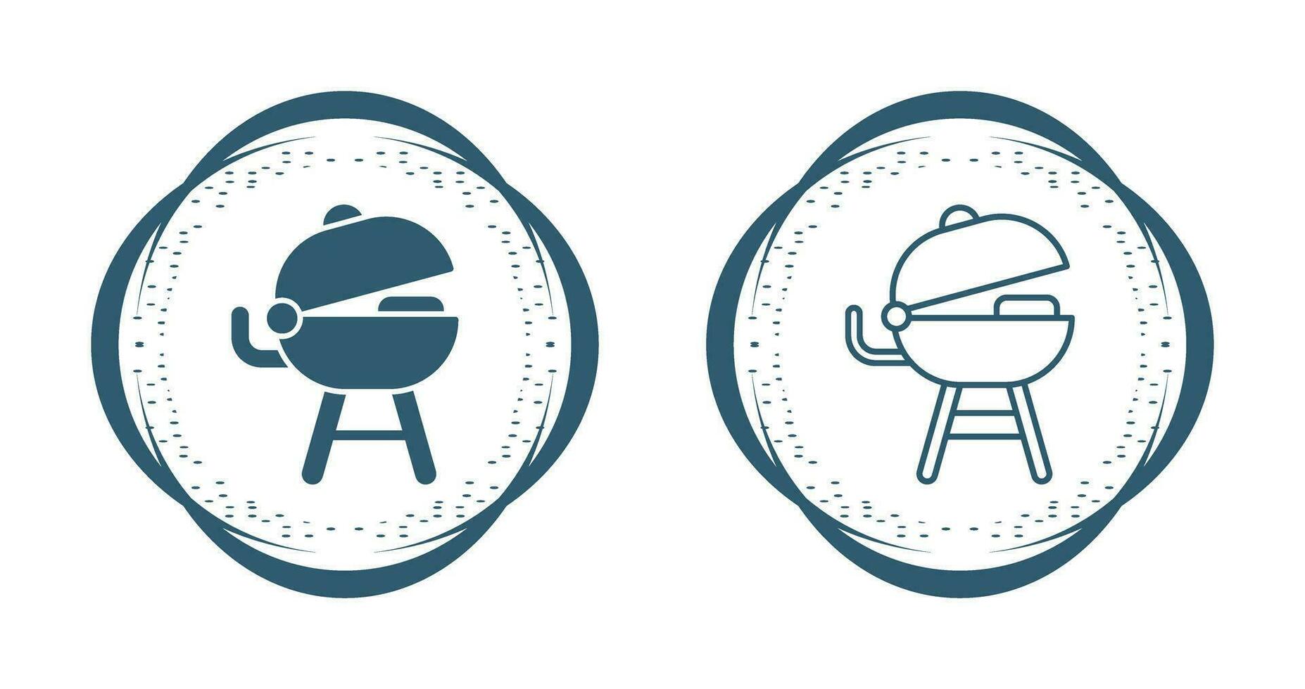 Grilled Vector Icon