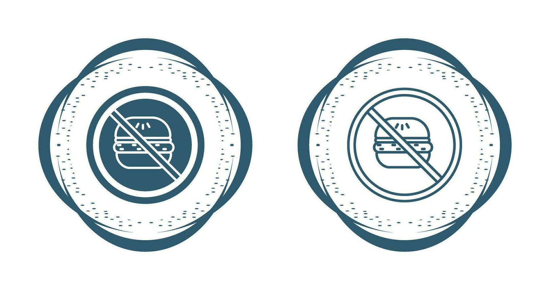 No Eating Vector Icon