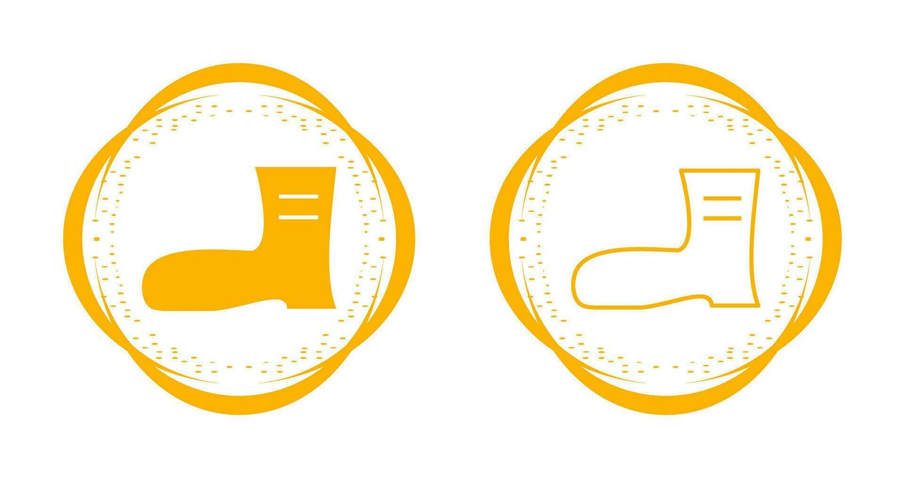 Construction boots Vector Icon