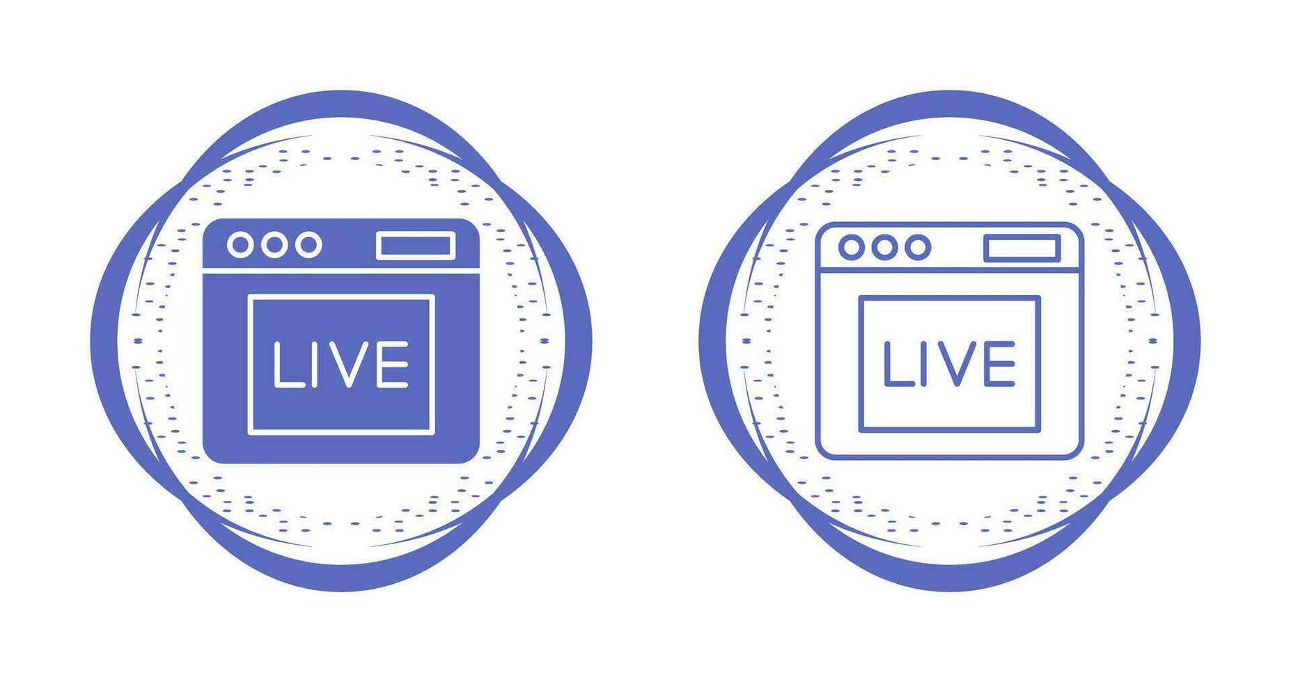 Live Vector Icon