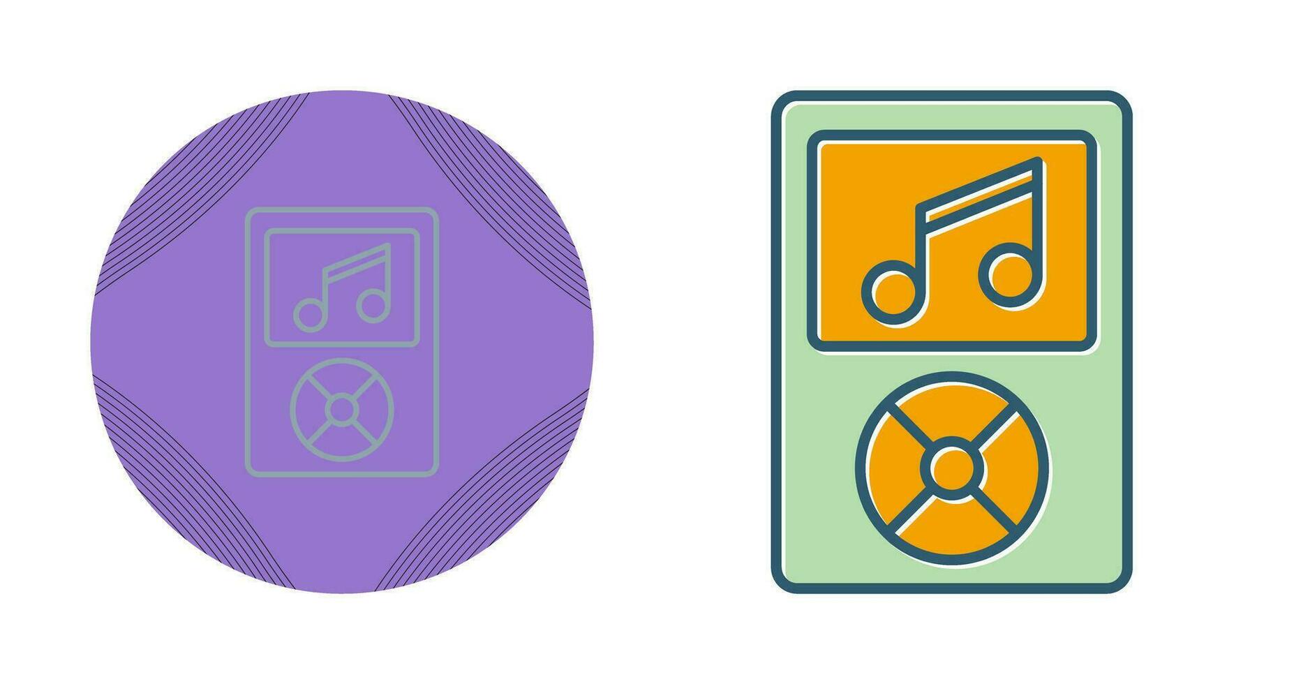 icono de vector de reproductor de música