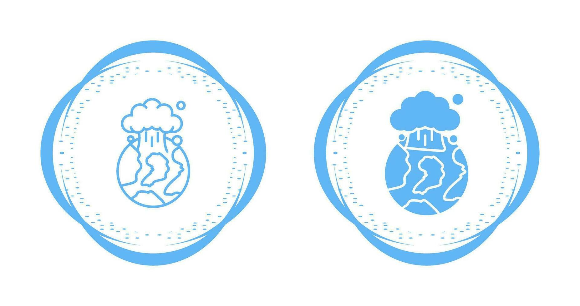 Nuclear Explosion Vector Icon