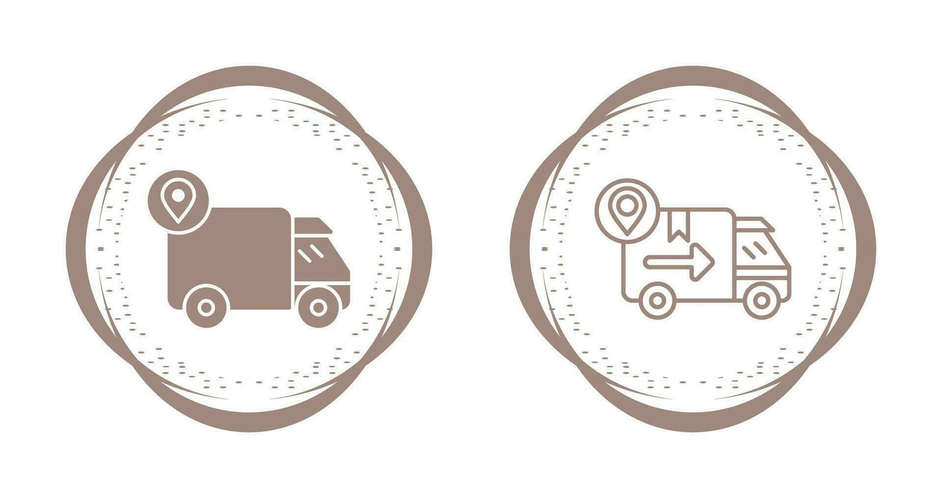 Shipping Van Vector Icon