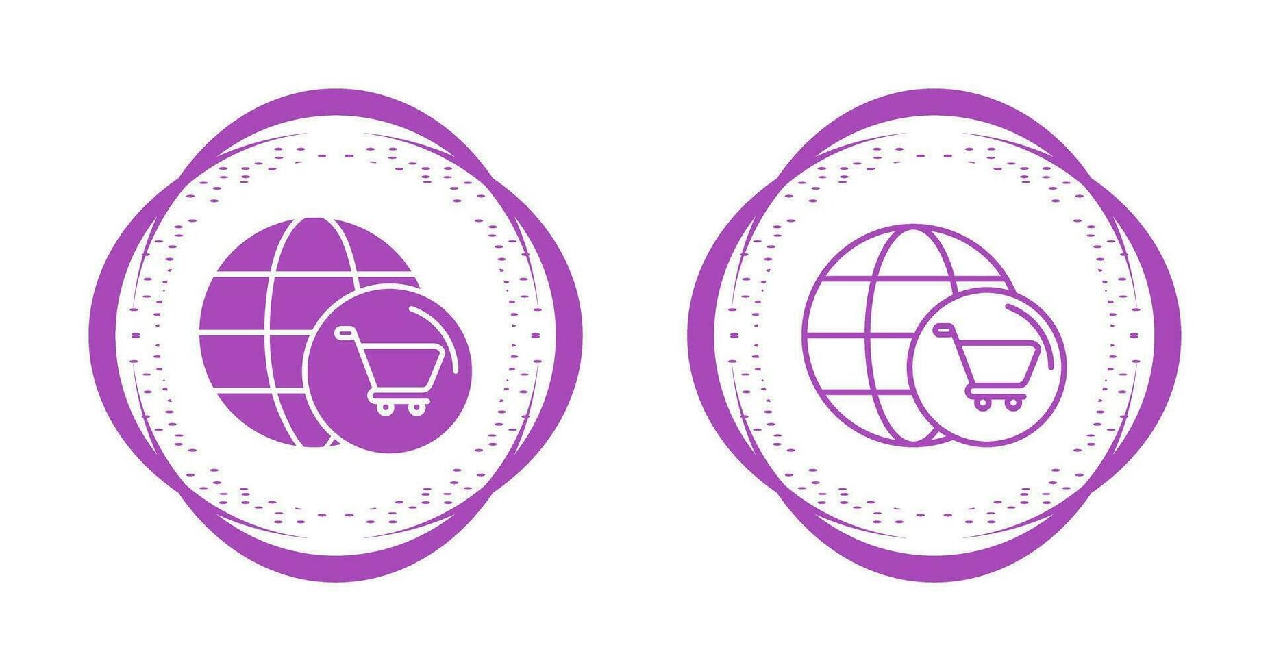 World Cart Vector Icon