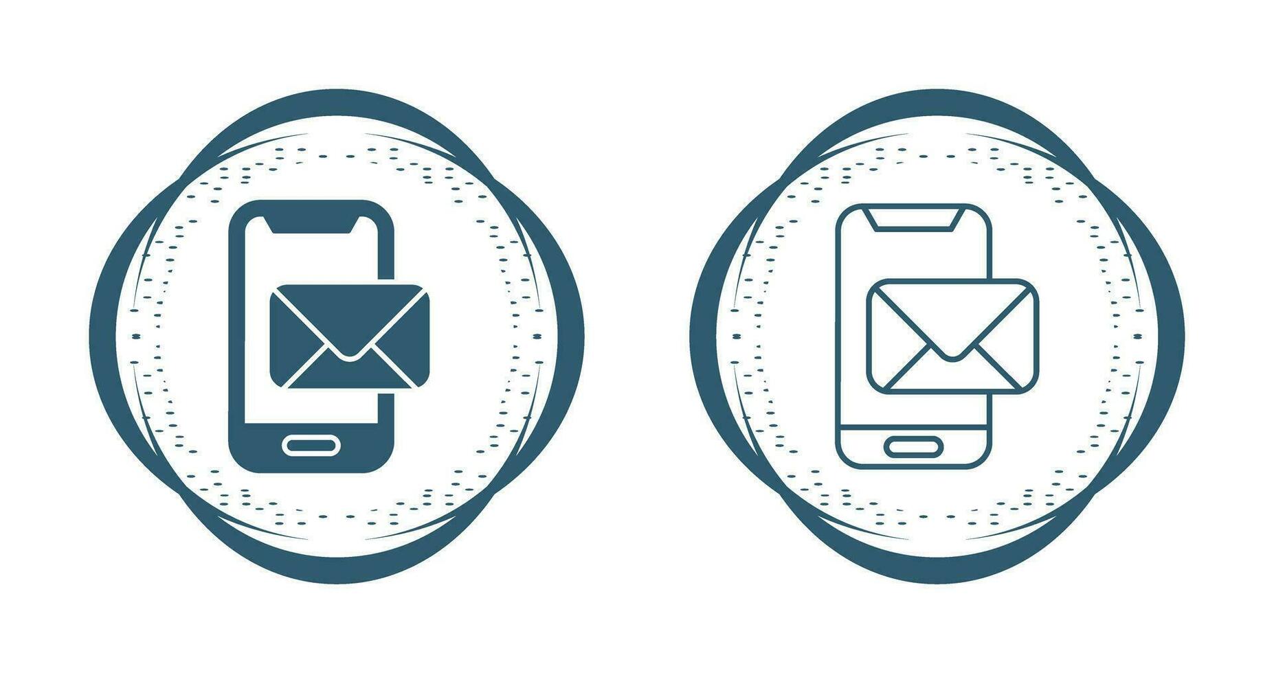 Phone Mail Vector Icon