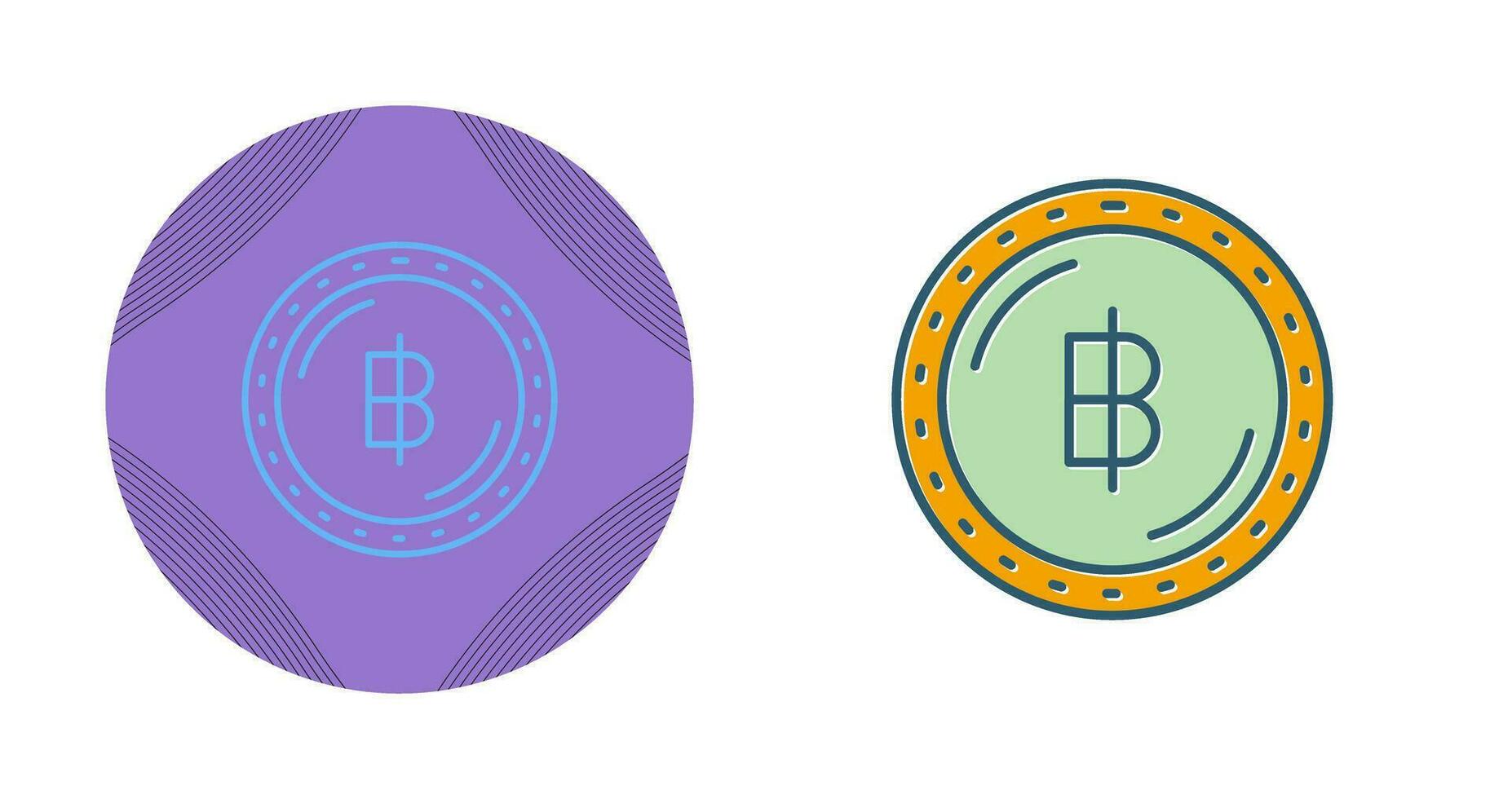 Baht Currency Vector Icon