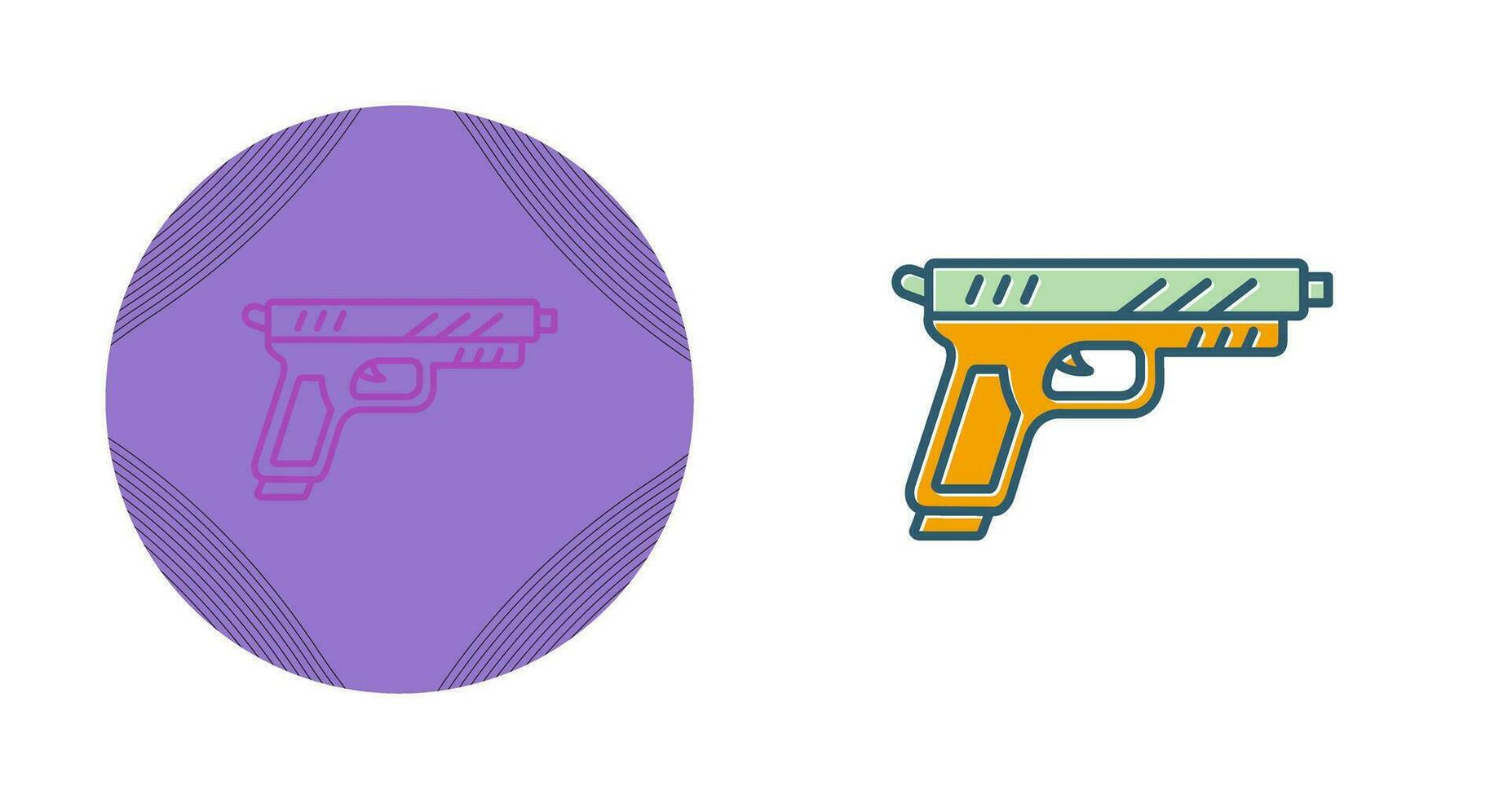 icono de vector de pistola