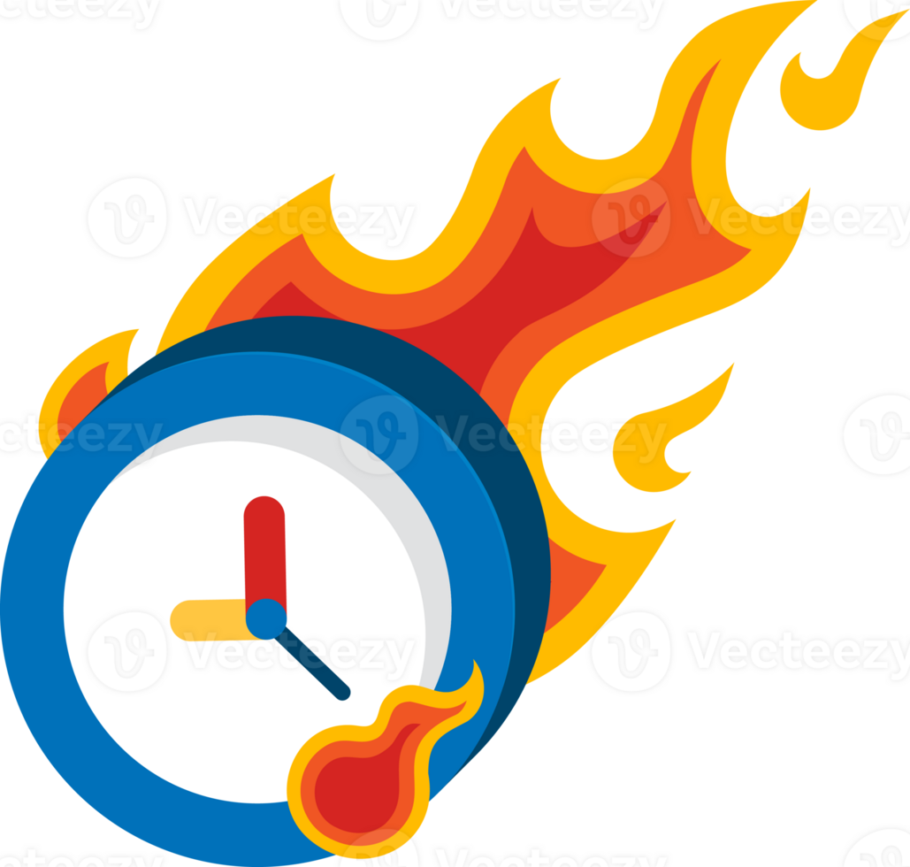 clock fire icon. png