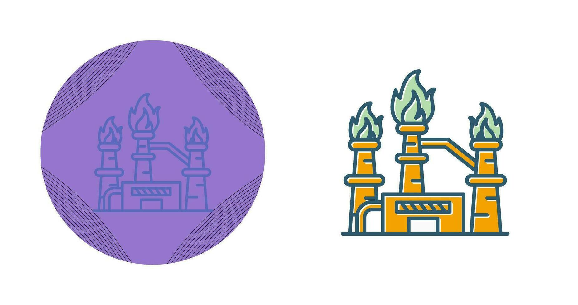 Natural Gas Vector Icon