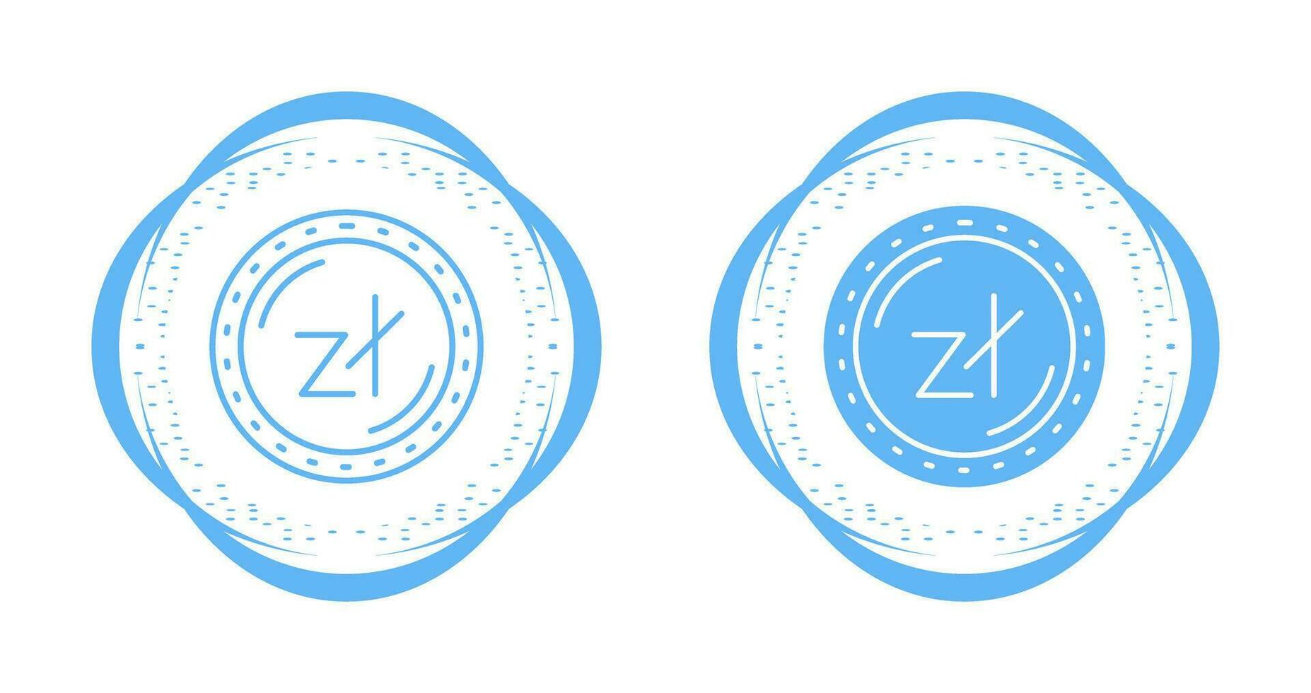 icono de vector de moneda zaloty