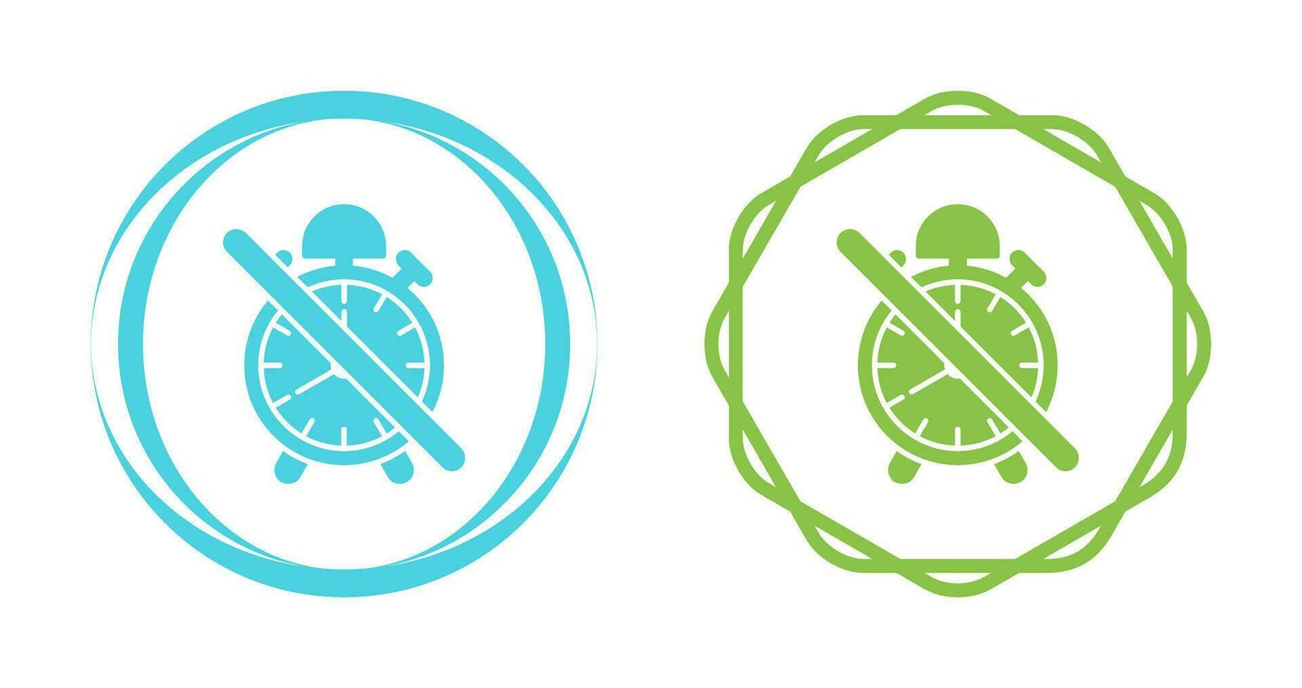 No Alarm Vector Icon