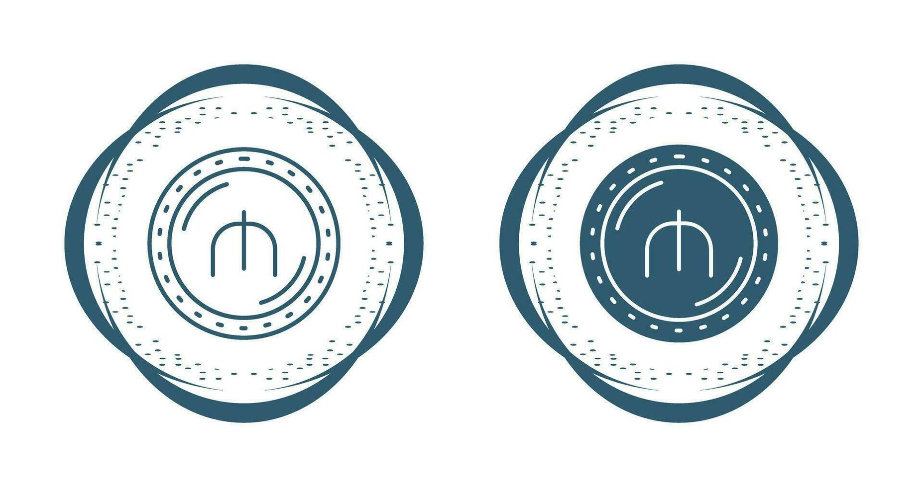 Manat Currency Vector Icon