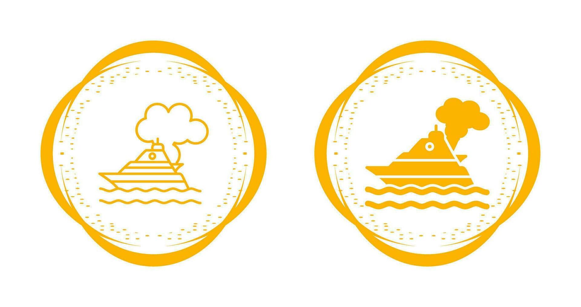Ship Pollution Vector Icon