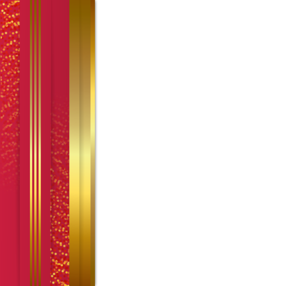 transparent luxury elegant red gold border frame background png