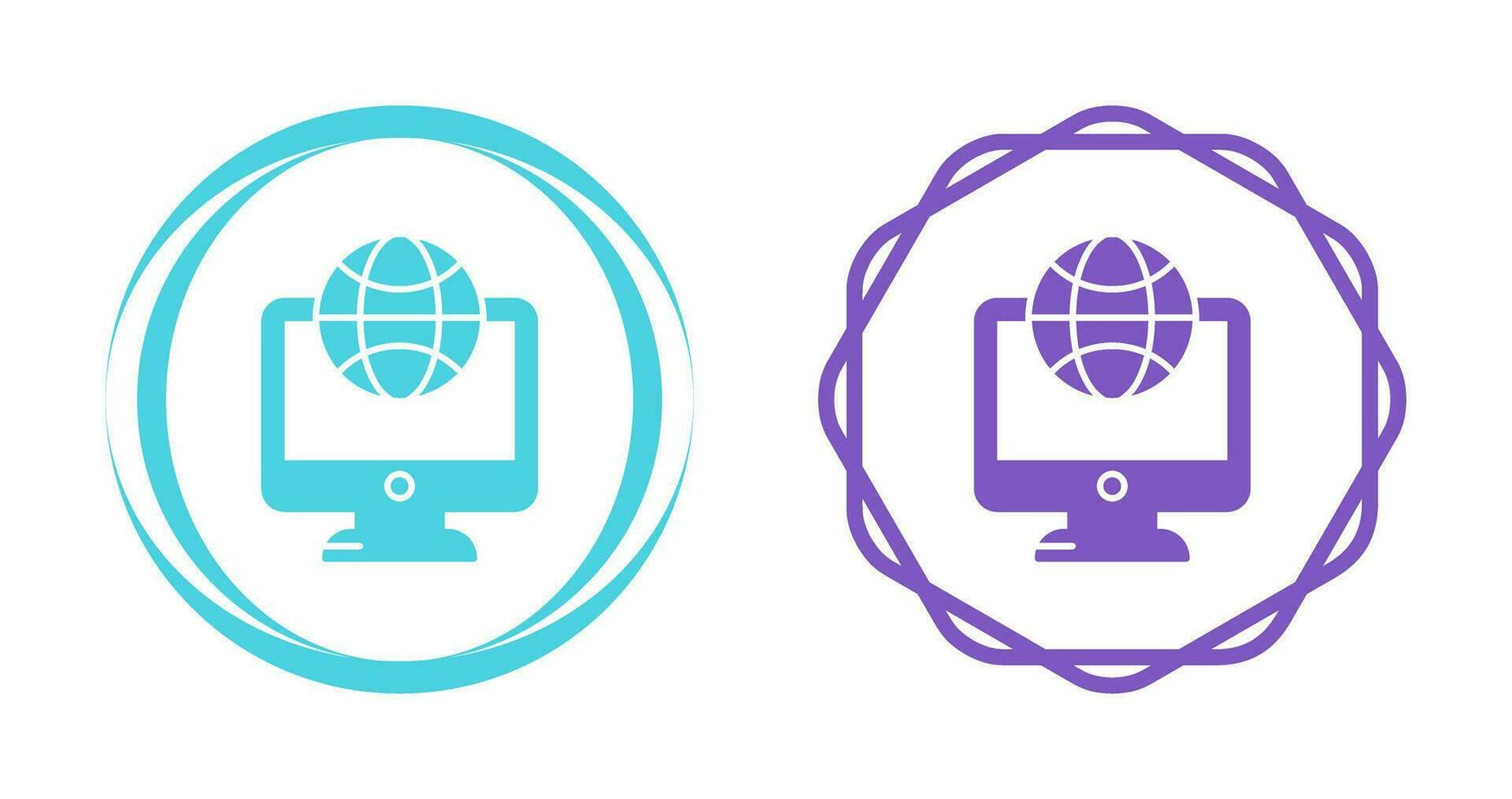 Lcd Globe Vector Icon