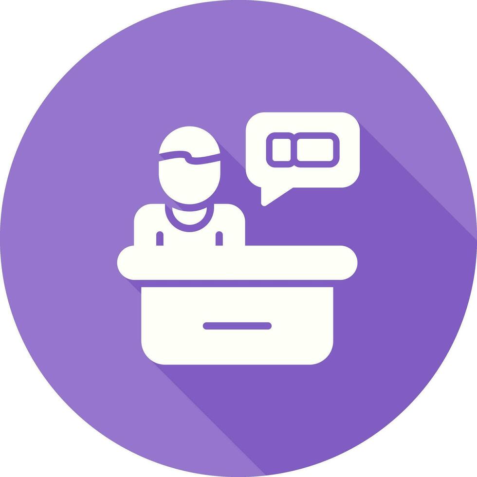 Support Ticket Vector Icon
