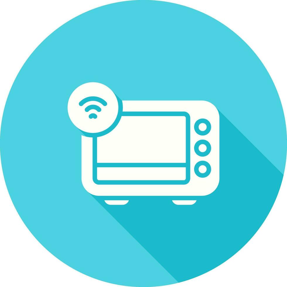 Smart Oven Vector Icon