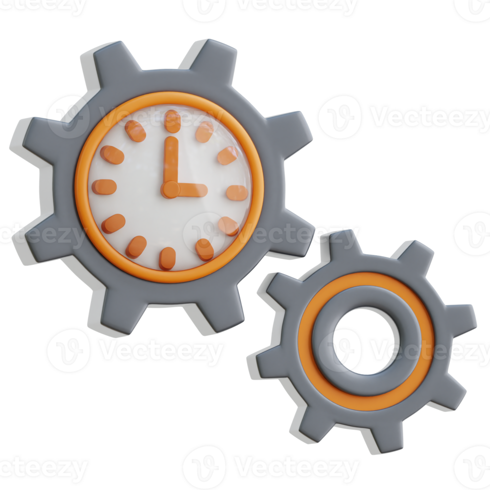 Work Hours 3d Icon Illustrations png
