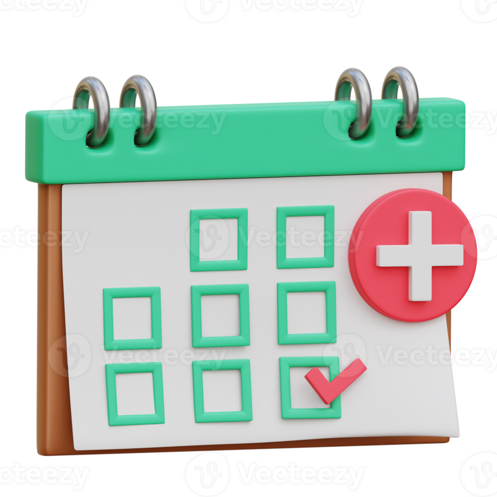 Medical Appointment 3d Icon Illustrations png