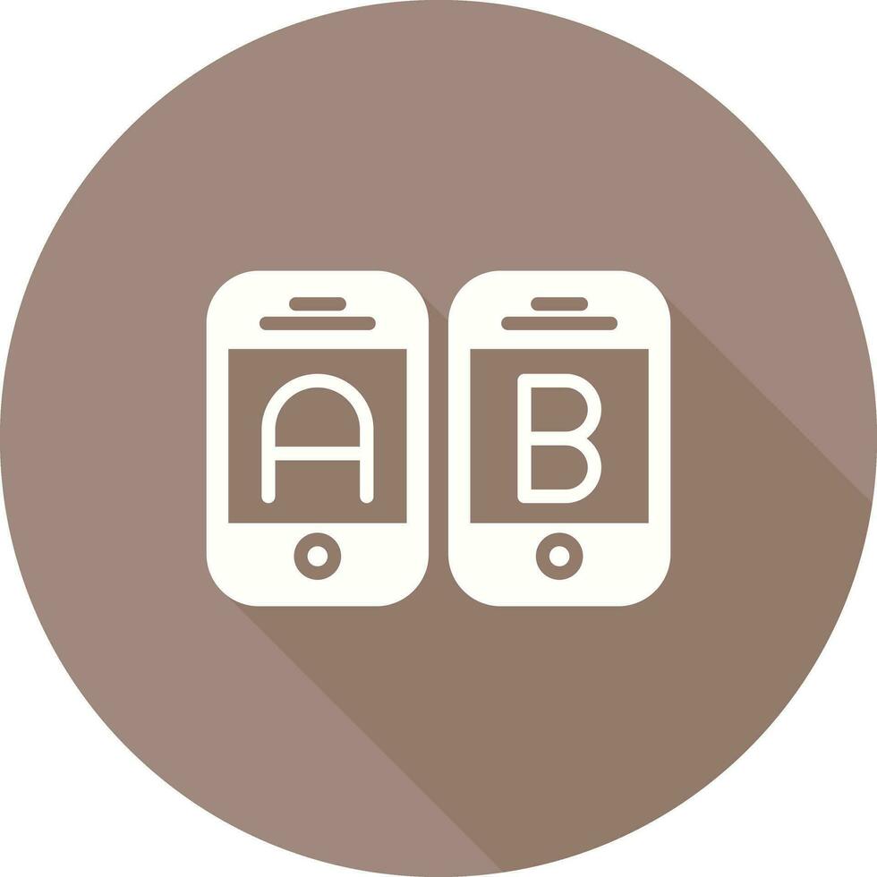 A B Testing Vector Icon