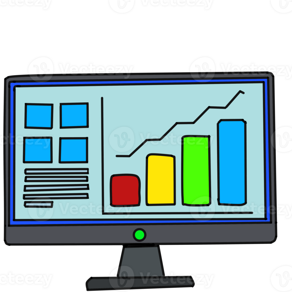 computer screen showing graphs png