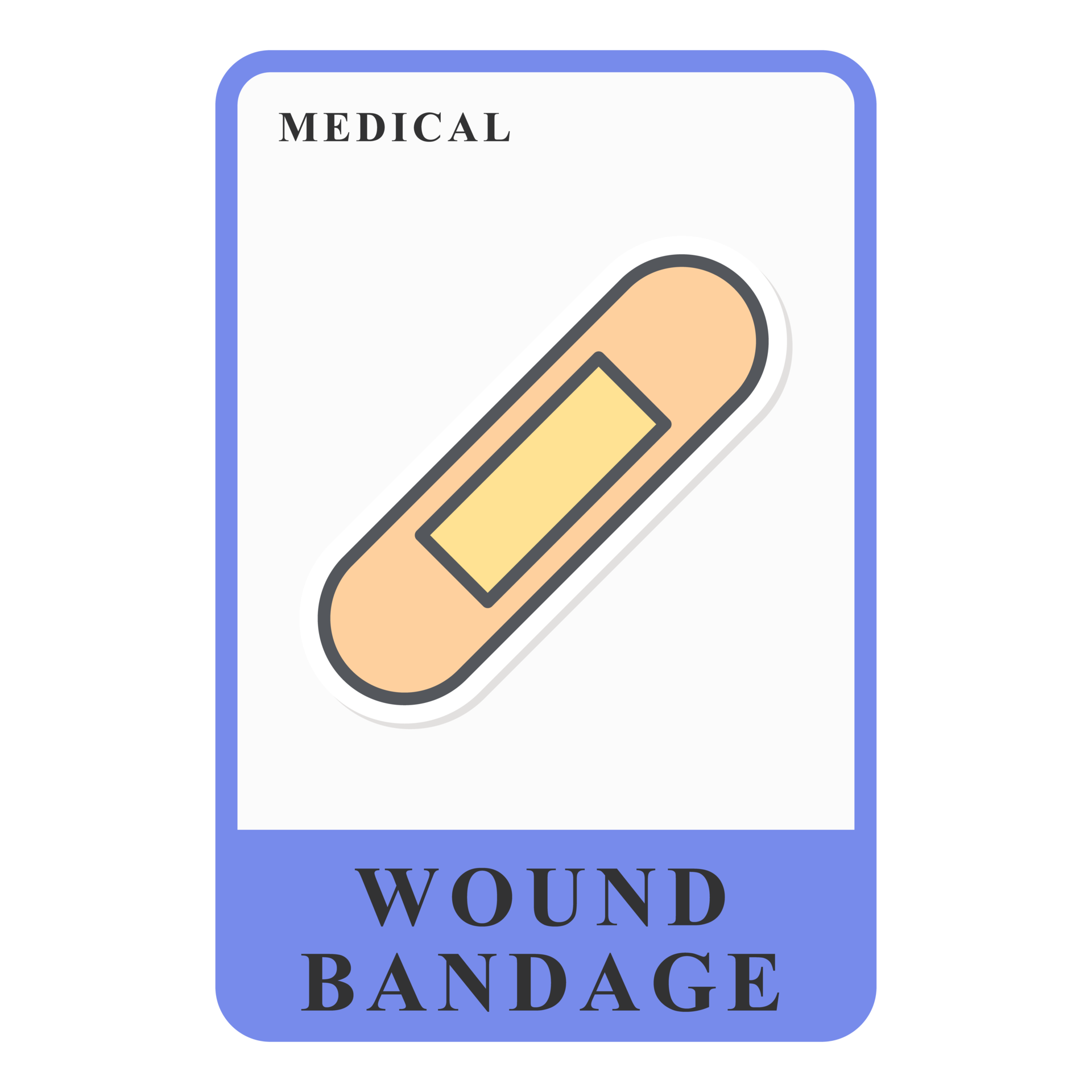 Wound Bandage Medical Equipment Tools Name Card Health Edition 28883920 PNG