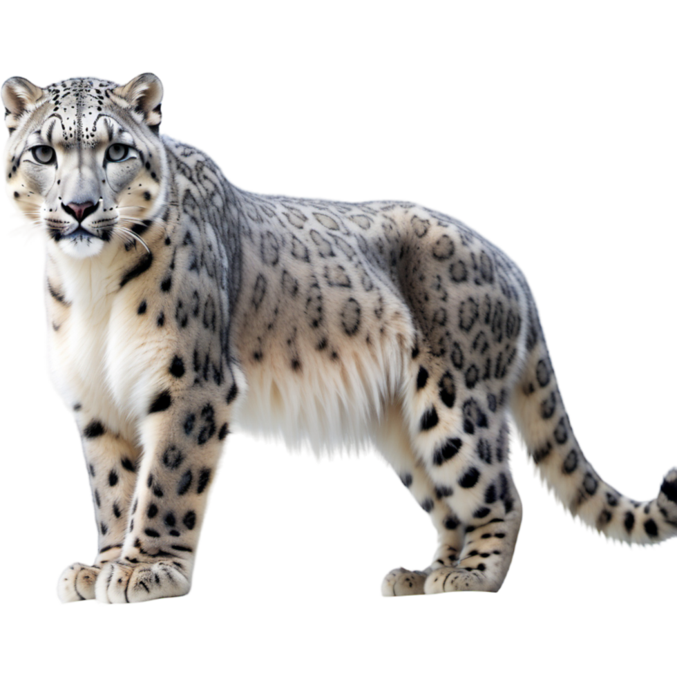 neve leopardo montanha fantasma Nepal. ai generativo png