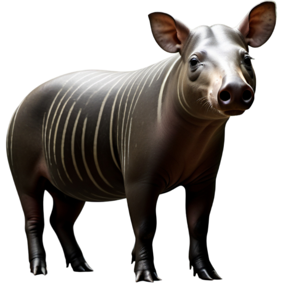 Tapir Jungle Brazil. AI Generative png